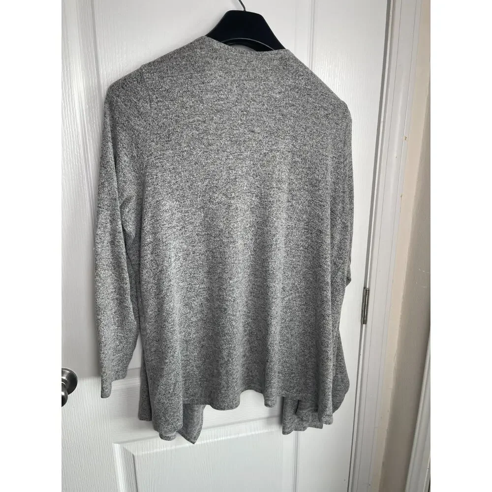 TORRID Cardigan Women's Size 0 or L Plus SIZE L Soft Open Front Gray